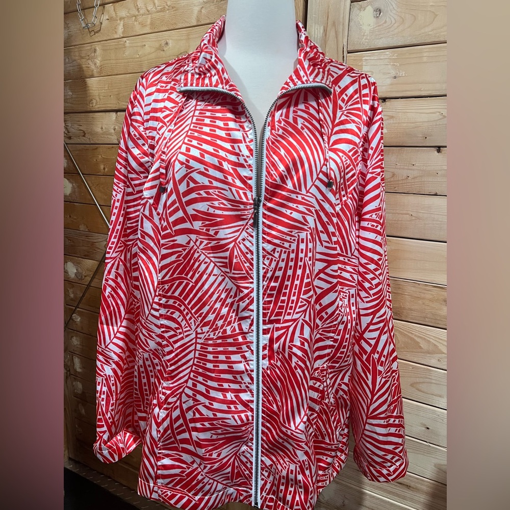 ♦️ Weekends by Chico's zip jacket size3